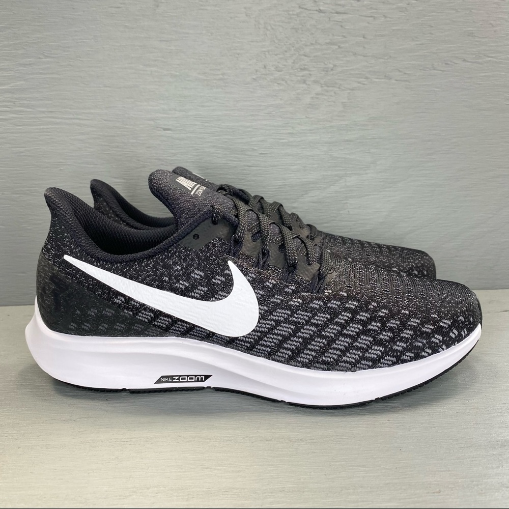 Nike Air Zoom Pegasus 35 Wide Black White Running